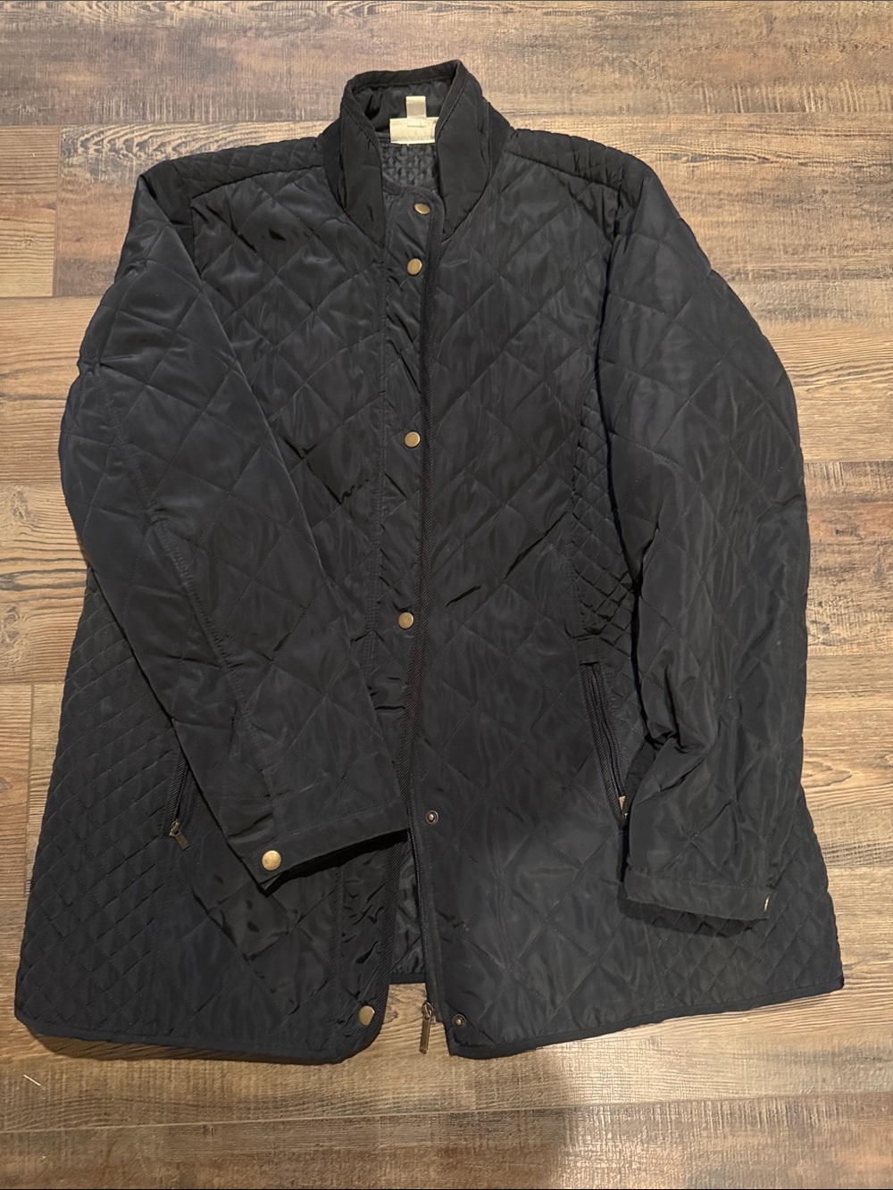 Quilted Women's Jacket in Black
